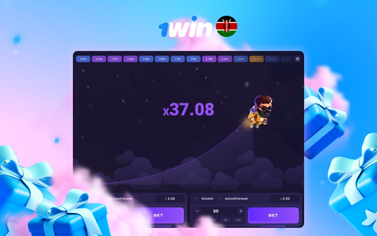 1win Lucky Jet Kenya: Play & Win Online 🚀